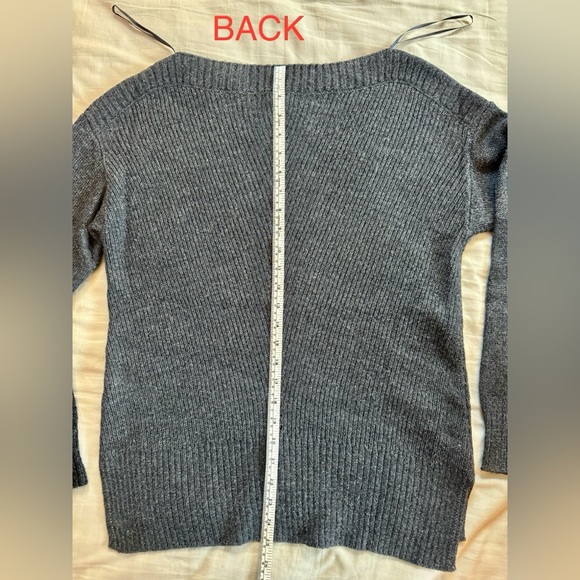 FAT FACE wide-neck pullover, non-allergenic acrylic & viscose. Blue-gray, sz 8. - Picture 8 of 8